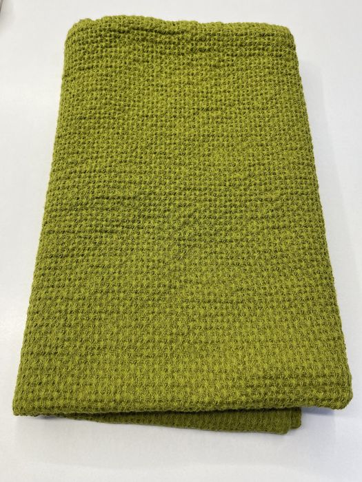 Linen bath towel Souffle green 150x80