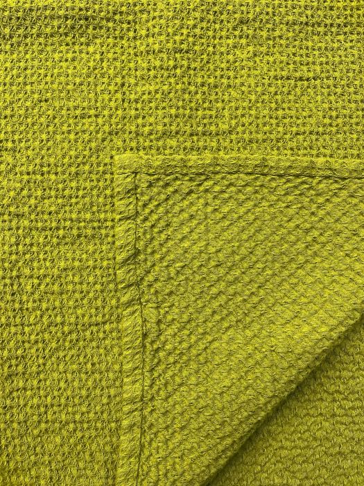 Linen bath towel Souffle green 150x80