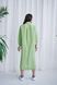 Trento linen dress light green 44