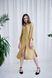 Trento linen dress mustard 42