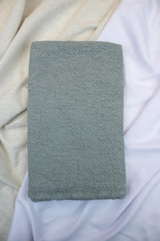 Linen bath towel Souffle gray 150x80