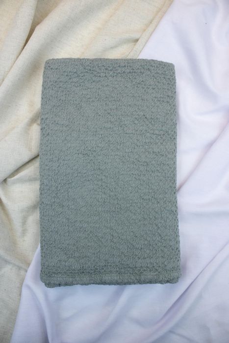 Linen bath towel Souffle gray 150x80