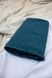 Linen bath towel Souffle emerald 150x80