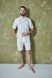 Short sleeve Bristol linen shirt white 52