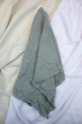Linen bath towel Souffle gray 50x80