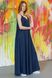 Greensboro linen dress dark blue 42