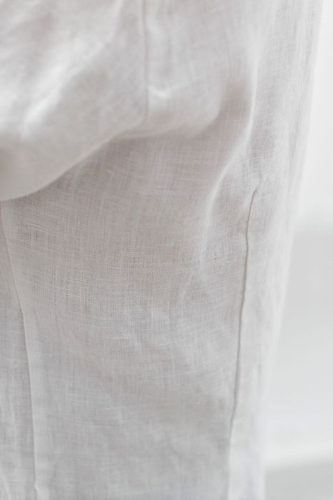 Lincoln linen shirt white 46