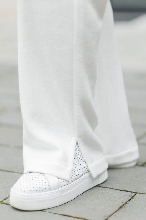 Denton wool pants milk 42