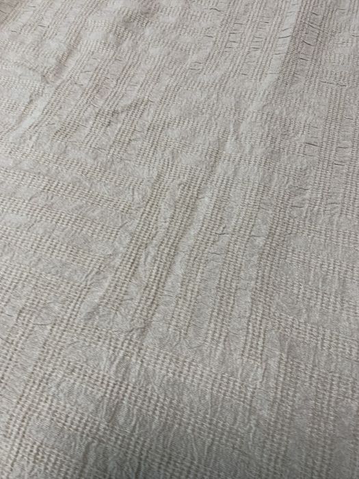 Linen waffle blanket