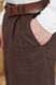 Denpasar linen pants dark chocolate 46