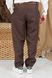 Denpasar linen pants dark chocolate 46