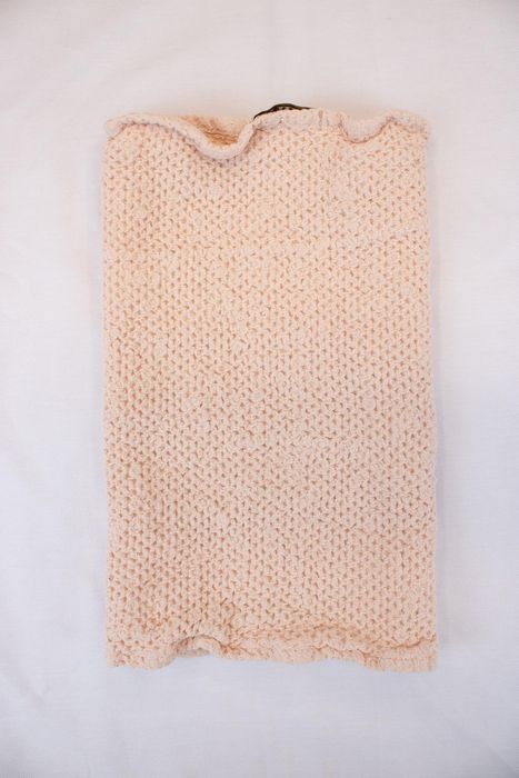 Linen bath towel Souffle light pink 50x80