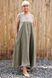 Novaro linen dress olive 42