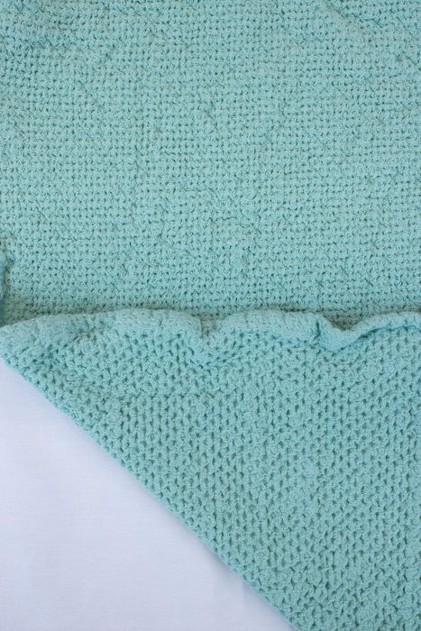 Linen bath towel Souffle turquoise 150x80