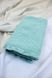 Linen bath towel Souffle turquoise 150x80