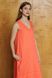 Chambery linen dress coral 42