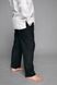 Stanford linen pants black 46