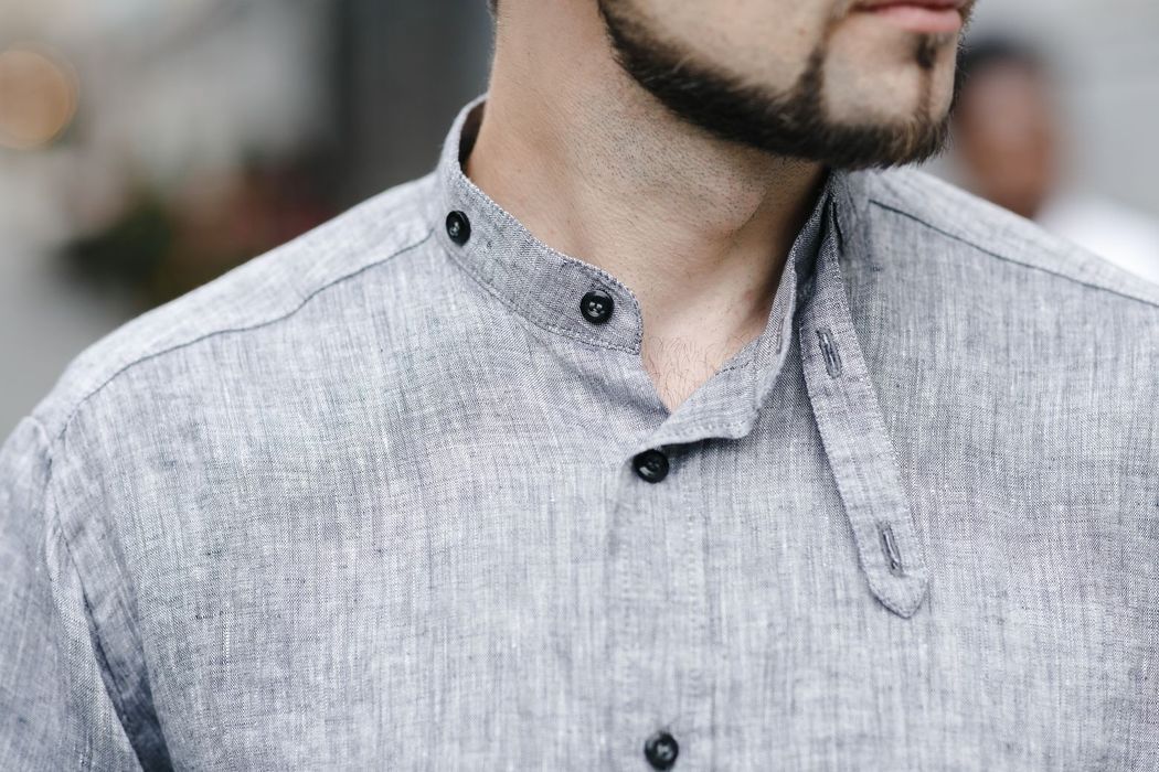 Liverpool linen shirt gray 54