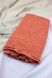 Linen bath towel Souffle coral 150x80