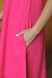 Chambery linen dress fuchsia 42