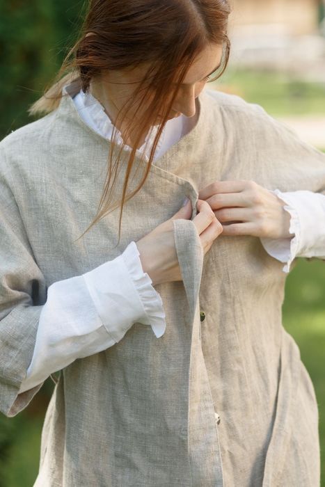 Yonkers linen coat beige 46