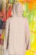 Savannah linen hoodie beige 42