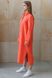 Leiria linen dress coral 42