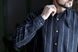 Сорочка лляна Ліверпуль темно-синій в полоску 52 АКЦІЯ