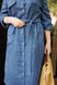 Pescara linen dress blue 42