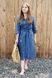 Pescara linen dress blue 42