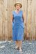 Livorno linen dress blue 42