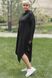 Casablanca wool hooded dress black 42