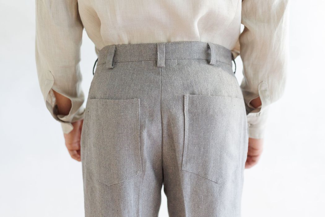 Denpasar linen pants grey 46