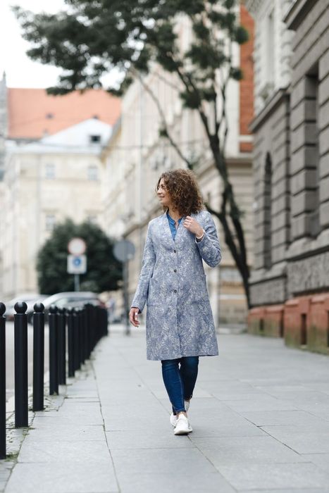 Stirling linen coat