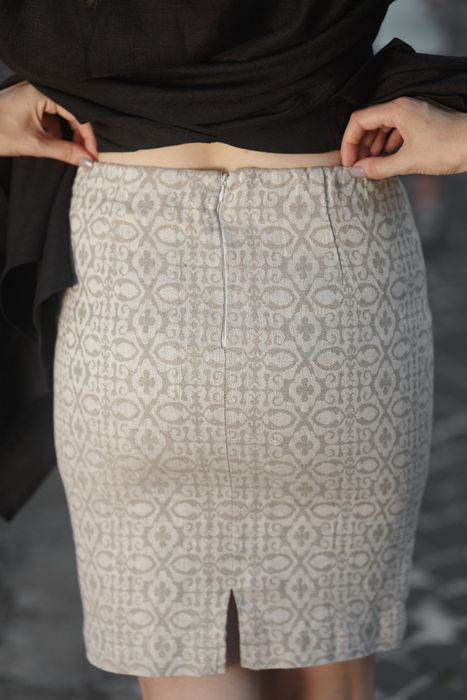 Oakland linen skirt