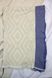 Linen bath towel Pattern blue 130x65