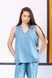 Aveiro linen top blue 42