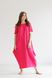 Houston linen dress fuchsia 42