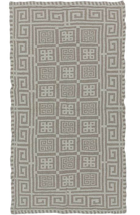 Linen bath towel Greek 105x60