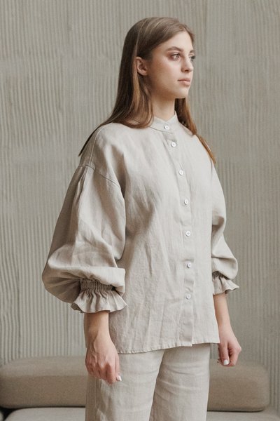 Queenstown linen blouse