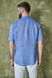 Short sleeve Liverpool linen shirt blue 46