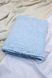 Waffle linen bath towel blue150x90