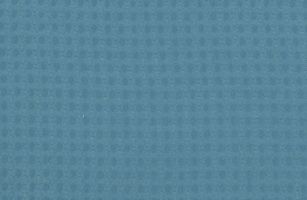 Waffle linen bath towel blue 150x90