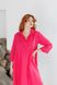 La-Rochelle linen dress fuchsia 42