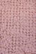 Waffle linen bath towel pastel pink 150x90