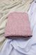 Waffle linen bath towel pastel pink 150x90