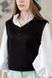 Brisbane wool vest black 42