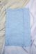 Waffle linen bath towel blue 50x90