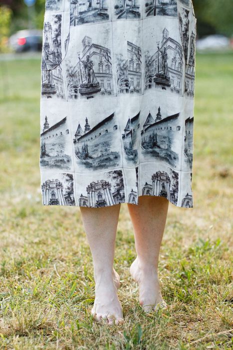 Livorno linen dress print Lviv