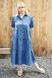 Andria linen dress blue 42